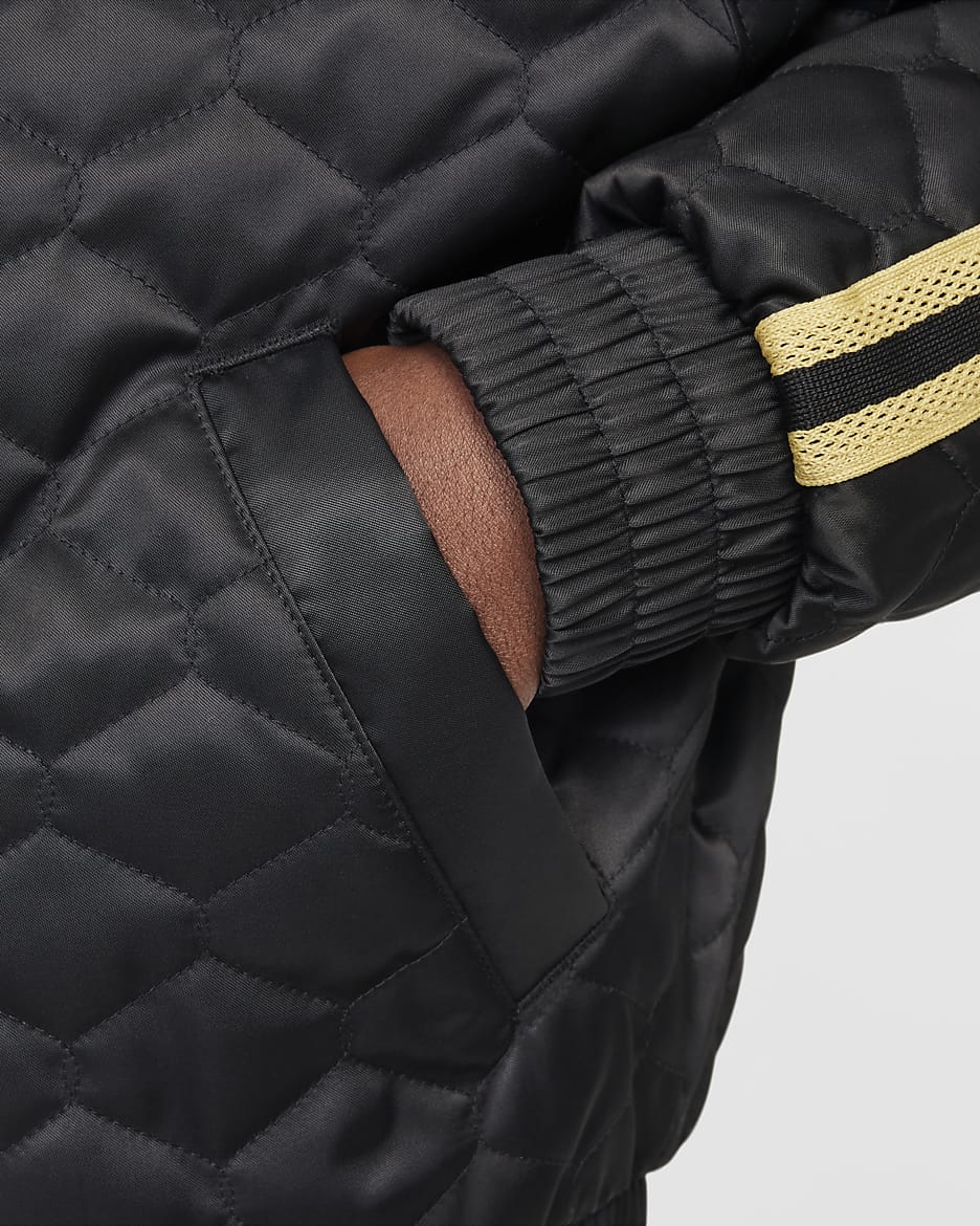 Nike quilted bomber jacket online